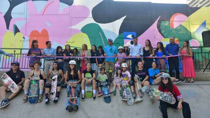 Las Condes. Inauguramos el segundo mural con participación ciudadana en el Parque Araucano